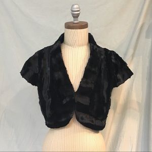 Milly Cap Sleeve Faux Fur Bolero 8